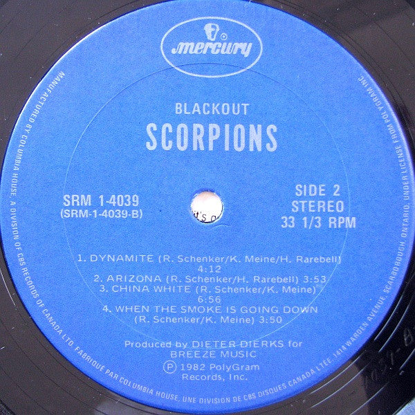 Scorpions : Blackout (LP, Album, Club)