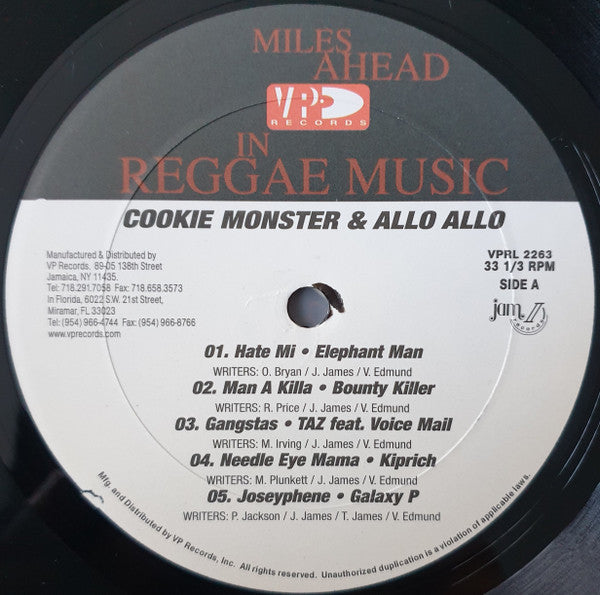 Various : Cookie Monster & Allo Allo (2xLP, Comp)