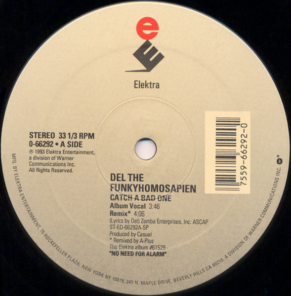 Del Tha Funkee Homosapien : Catch A Bad One (12")