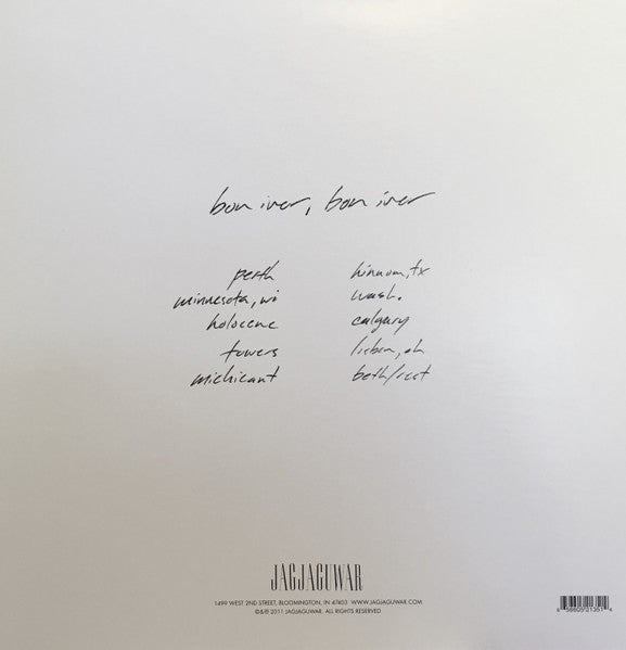 Bon Iver : Bon Iver, Bon Iver (LP, Album, RE, Gat)