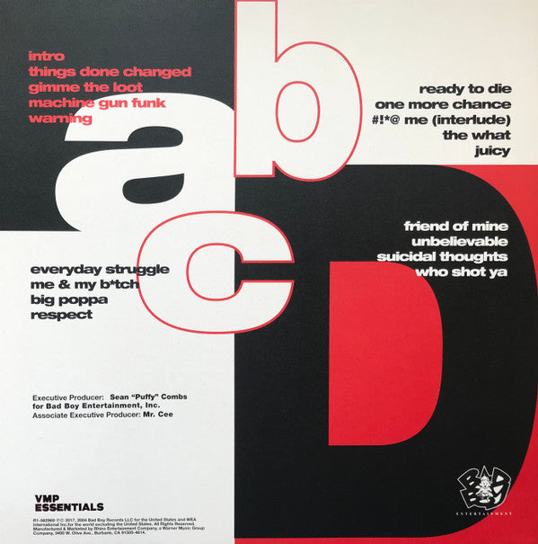 Notorious B.I.G. : Ready To Die (LP, Red + LP, Whi + Album, Club, RE, RP)