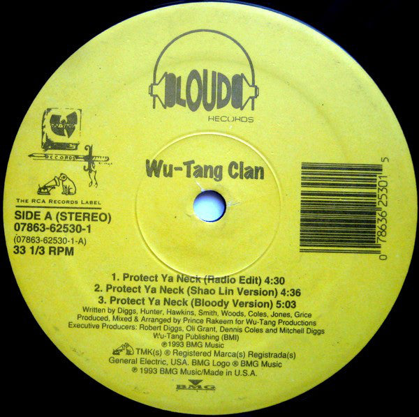 Wu-Tang Clan : Protect Ya Neck (12")