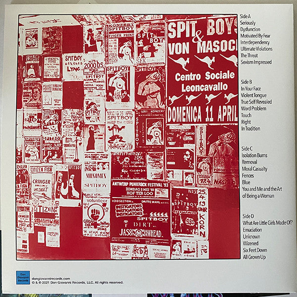 Spitboy : Body Of Work 1990 - 1995 All The Songs (2xLP, Album, Comp, RM, RP, Whi)
