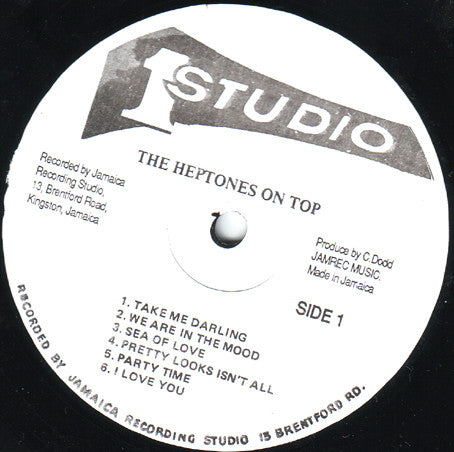 The Heptones : On Top (LP, Album, RP)