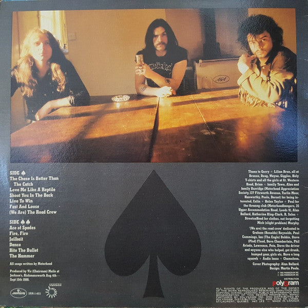 Motörhead : Ace Of Spades (LP, Album)