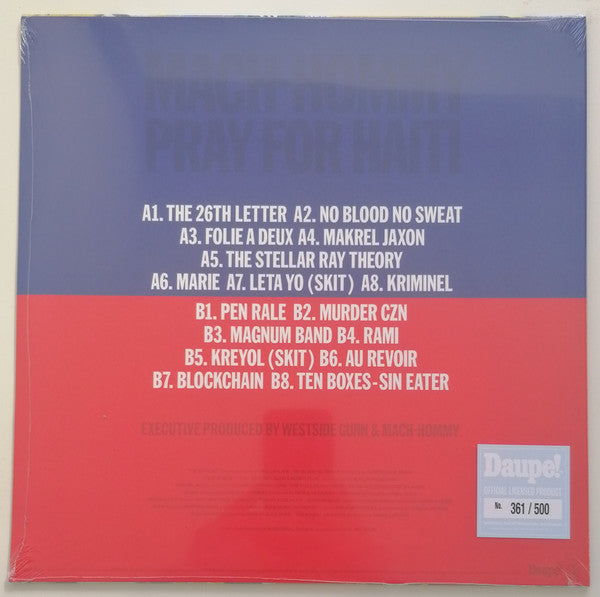 Mach-Hommy : Pray For Haiti (LP, Album, Ltd, Num, Blu)