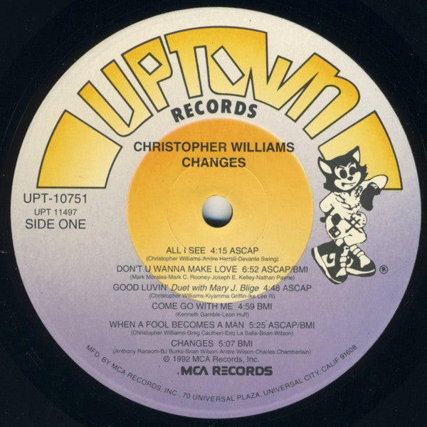 Christopher Williams : Changes (LP, Album)