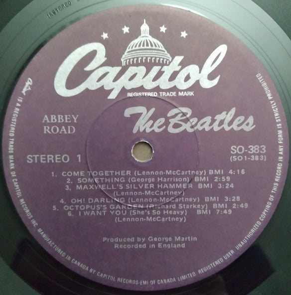 The Beatles : Abbey Road (LP, Album, RE)