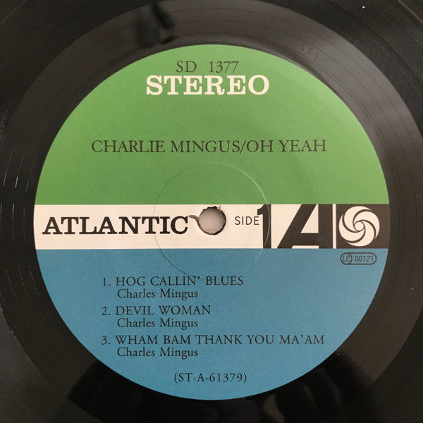 Charles Mingus : Oh Yeah (LP, Album, RE, RM, 180)