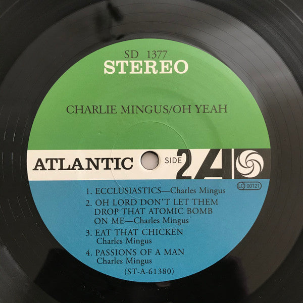 Charles Mingus : Oh Yeah (LP, Album, RE, RM, 180)