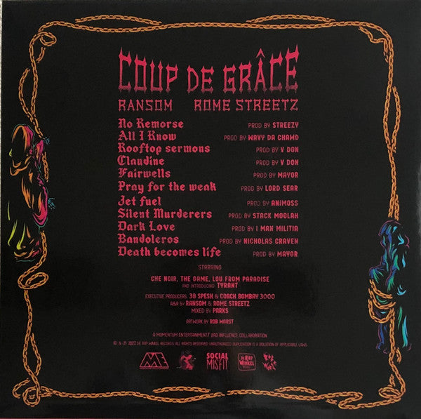 Rome Streetz x Ransom (5) : Coup De Grâce (LP, Album, Ltd, Num, Rob)
