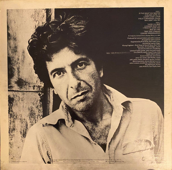 Leonard Cohen : New Skin For The Old Ceremony (LP, Album)