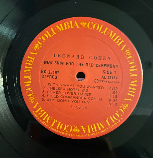 Leonard Cohen : New Skin For The Old Ceremony (LP, Album)