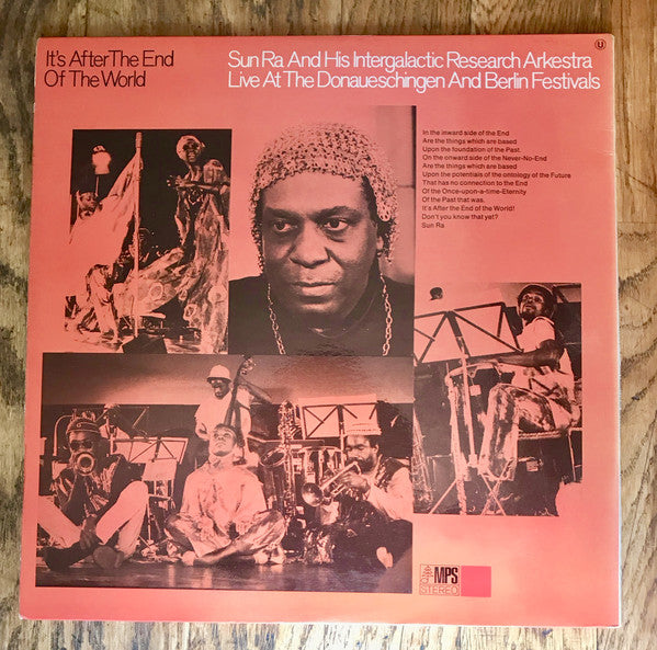 The Sun Ra Arkestra : It's After The End Of The World - Live At The Donaueschingen And Berlin Festivals (LP, Album, Gat)
