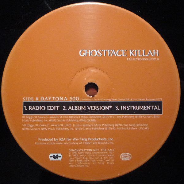 Ghostface Killah : Camay / Daytona 500 (12", Promo)