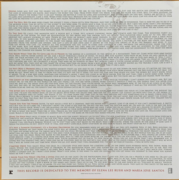 My Chemical Romance : Three Cheers For Sweet Revenge (LP, Album, RE)