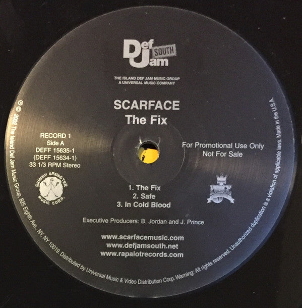 Scarface (3) : The Fix (2xLP, Album, Promo, Cle)