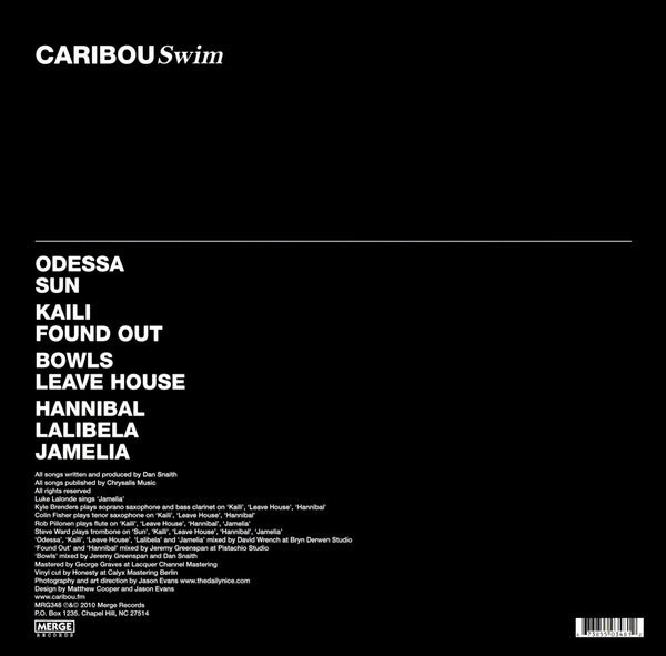 Caribou : Swim (2x12", Album)