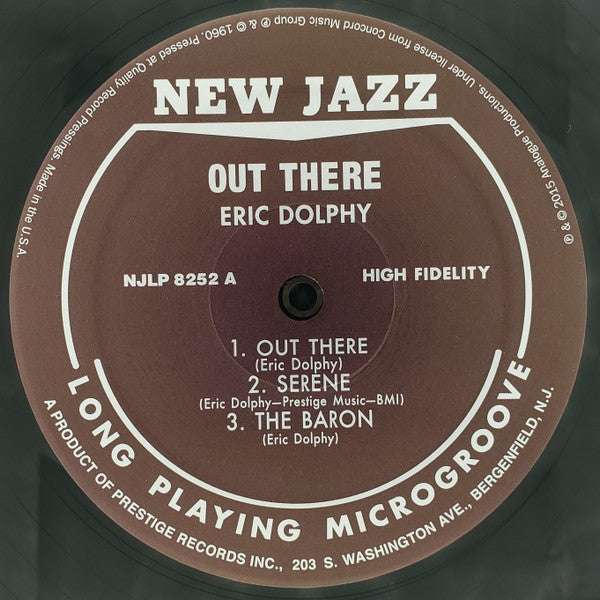 Eric Dolphy : Out There (LP, Album, Ltd, RE, RP, 180)