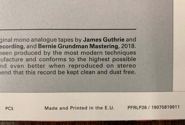 Pink Floyd : The Piper At The Gates Of Dawn (LP, Album, Mono, RE, RM, RP, 180)