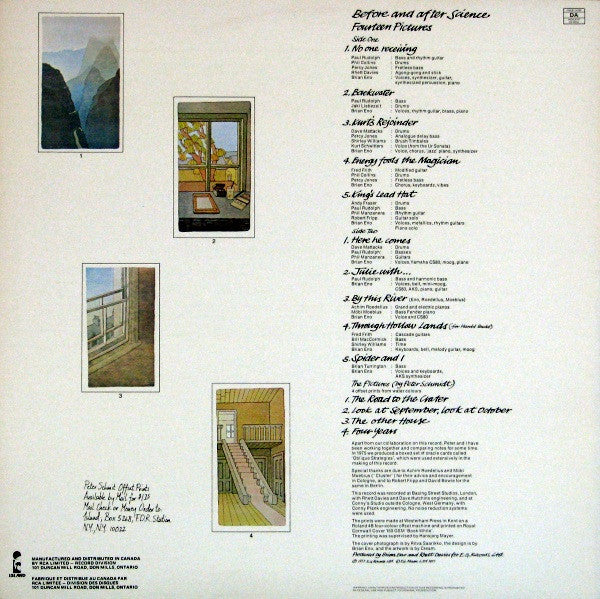 Brian Eno : Before And After Science (LP, Album)