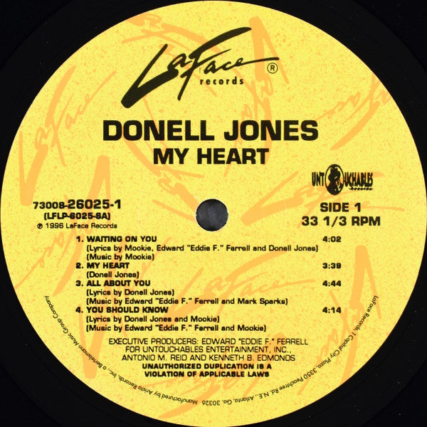 Donell Jones : My Heart (2xLP, Album)