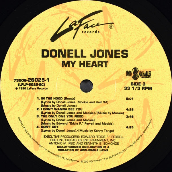 Donell Jones : My Heart (2xLP, Album)