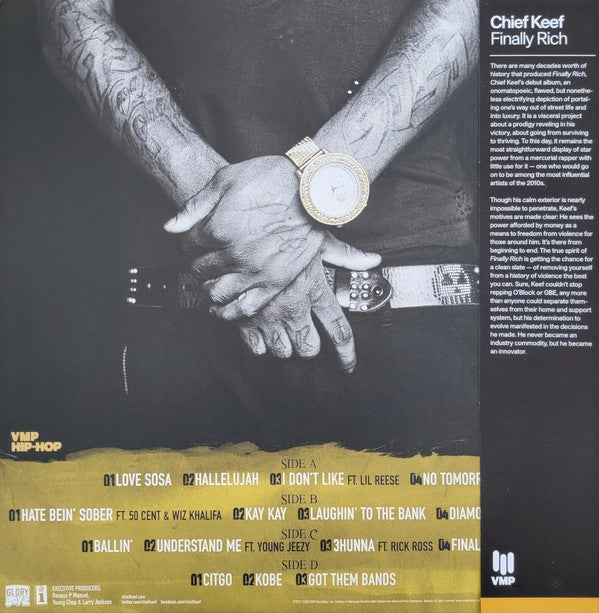 Chief Keef : Finally Rich (2xLP, Album, Club, RE, RM, Sil)