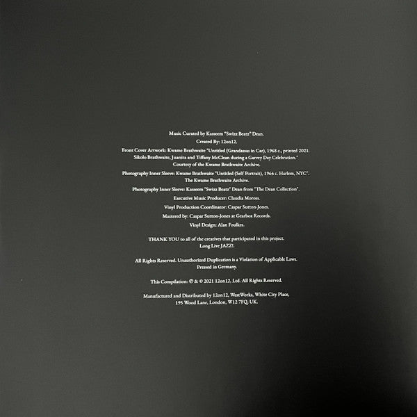 Swizz Beatz : Long Live Jazz (2xLP, Comp, Num)