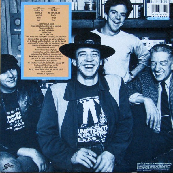 Stevie Ray Vaughan & Double Trouble : Texas Flood (LP, Album)