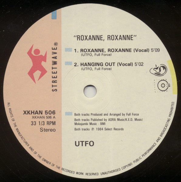 The Real Roxanne With UTFO : Roxanne Roxanne & The Real Roxanne (12")