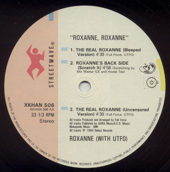 The Real Roxanne With UTFO : Roxanne Roxanne & The Real Roxanne (12")