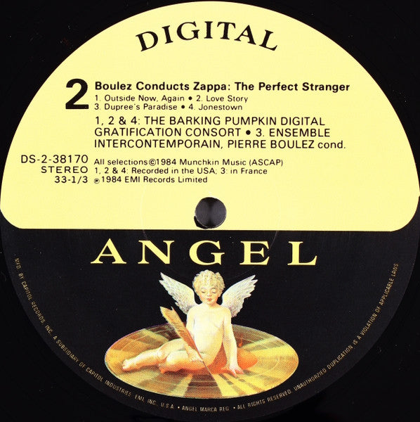 Pierre Boulez Conducts Frank Zappa : The Perfect Stranger (LP, Album)