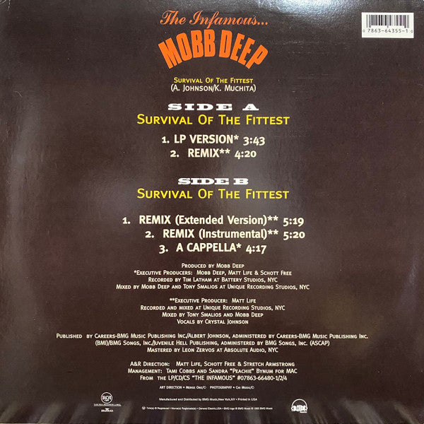 Mobb Deep : Survival Of The Fittest (12")