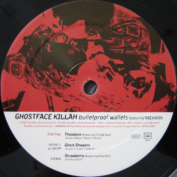 Ghostface Killah Featuring Raekwon : Bulletproof Wallets (2xLP, Album)