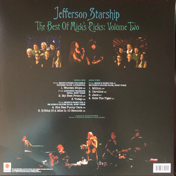 Jefferson Starship : The Best Of Mick's Picks: Volume Two (LP, Comp)