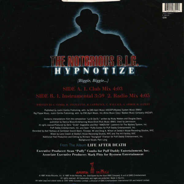 Notorious B.I.G. : Hypnotize (12")