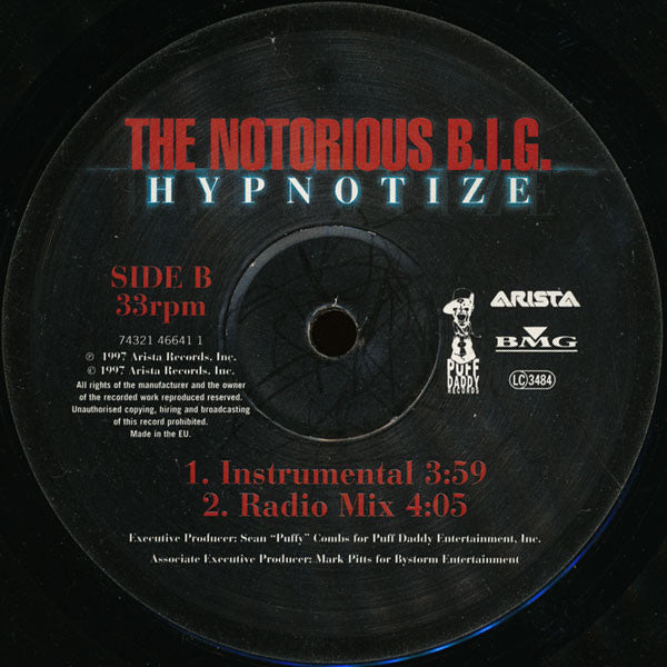 Notorious B.I.G. : Hypnotize (12")