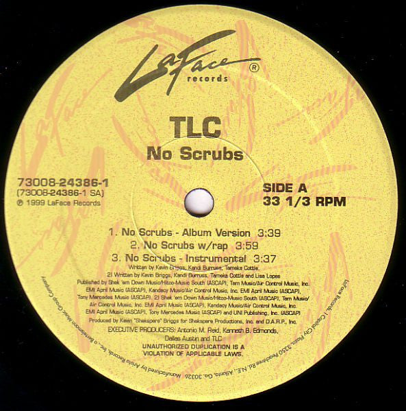 TLC : No Scrubs (12")
