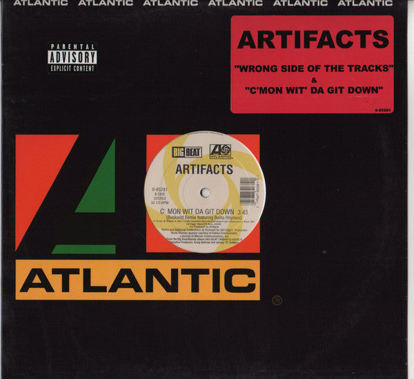 Artifacts : Wrong Side Of Da Tracks / C'mon Wit Da Git Down (12", RE)