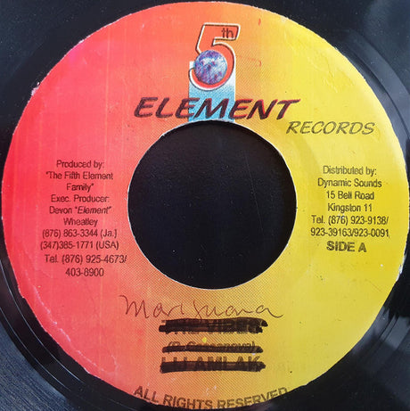 Richie Spice : Marijuana (7", MP)