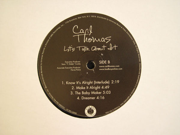 Carl Thomas : Let's Talk About It (2xLP, Album)