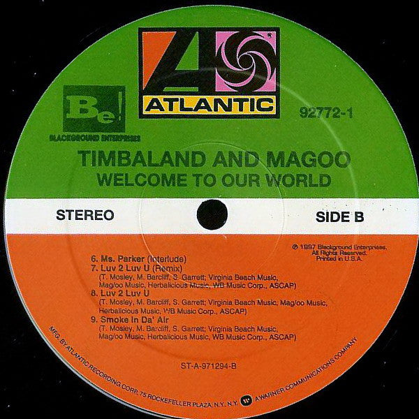 Timbaland & Magoo : Welcome To Our World (2xLP, Album)