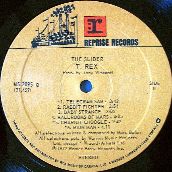 T. Rex : The Slider (LP, Album, RE)