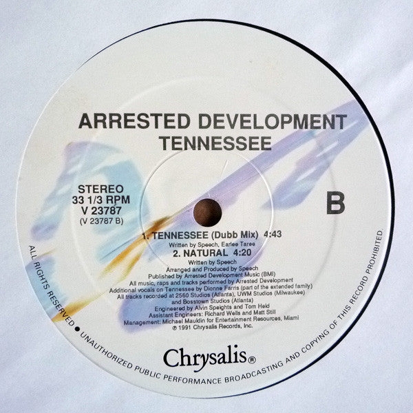 Arrested Development : Tennessee (12")