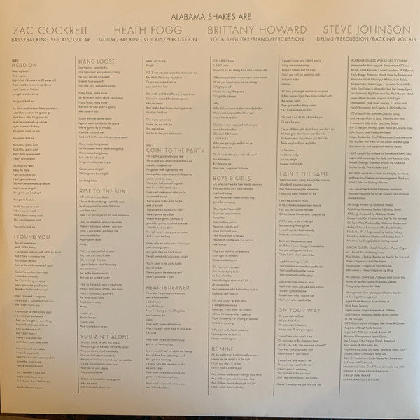 Alabama Shakes : Boys & Girls (LP, Album, RSD, RE, Sil)