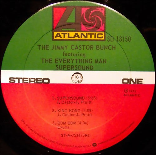 The Jimmy Castor Bunch Featuring The Everything Man : Supersound (LP, Album, PRC)