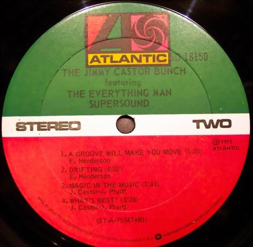 The Jimmy Castor Bunch Featuring The Everything Man : Supersound (LP, Album, PRC)