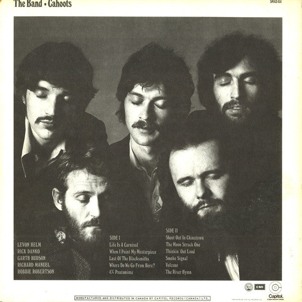 The Band : Cahoots (LP, Album, Gat)