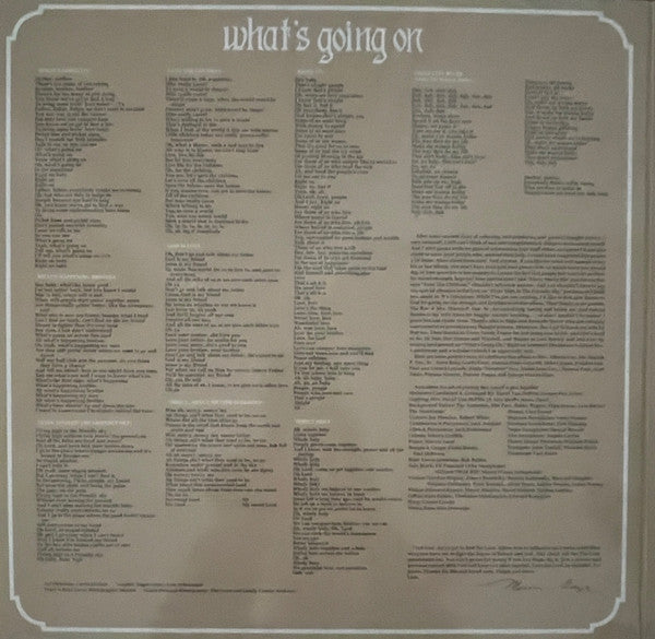 Marvin Gaye : What's Going On (LP, Album, RE, 180 + LP, Mono, 180 + Ltd, Gat)